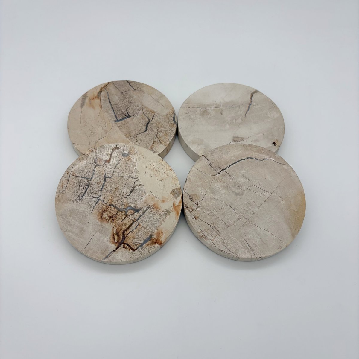 Onderzetter van versteend hout - Nordic Light