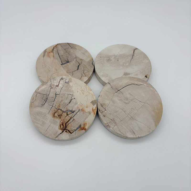 Onderzetter van versteend hout - Nordic Light