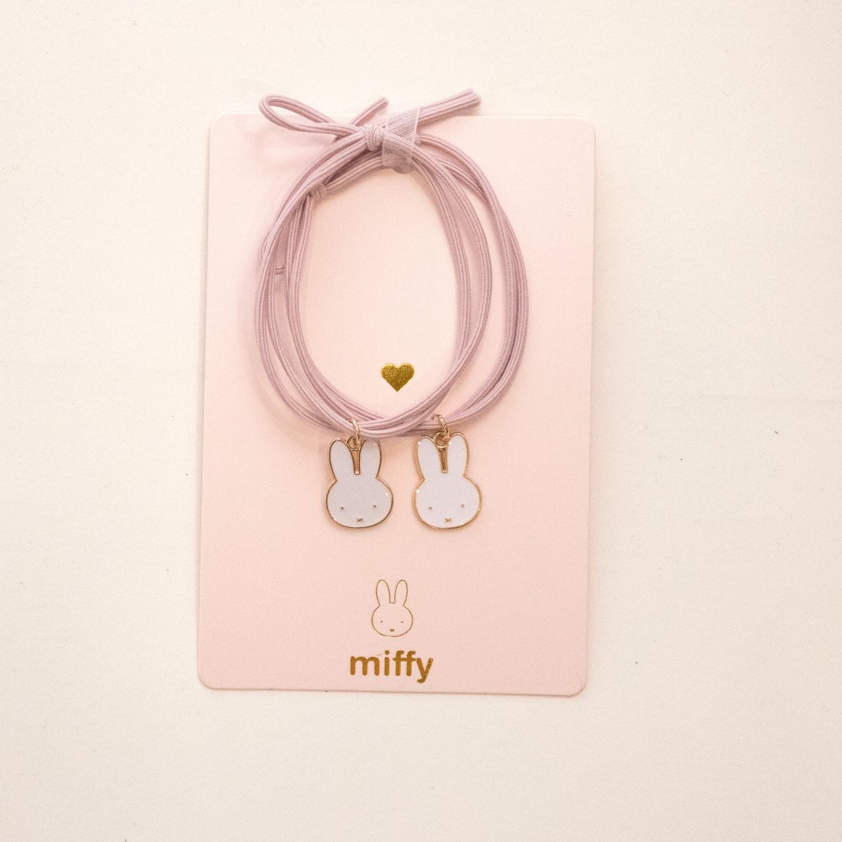 Duo af elastisk hår I armbånd til at dele Miffy