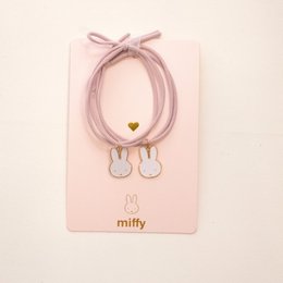 Duo af elastisk hår I armbånd til at dele Miffy