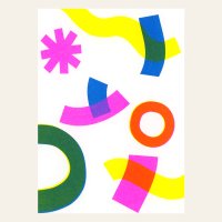 Risography postcard - snippet - DIN A6