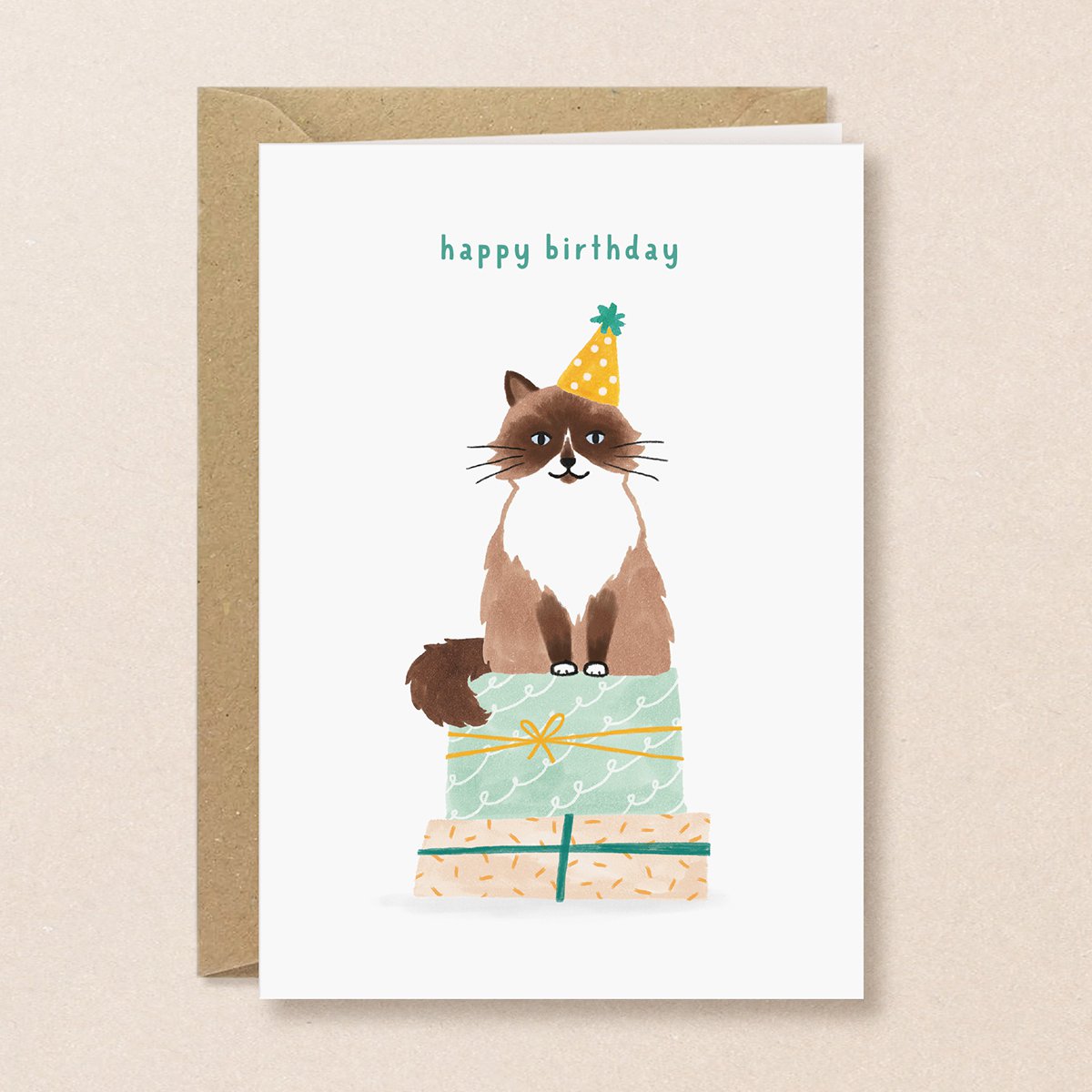 Carte d'anniversaire | Joyeux anniversaire | Chat