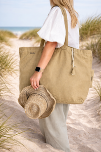 BigBag Drawstring (recycled cotton khaki) recycle