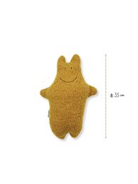 Peluche Baby Ippopotamo - Coperta in lana vintage - Verde muschio