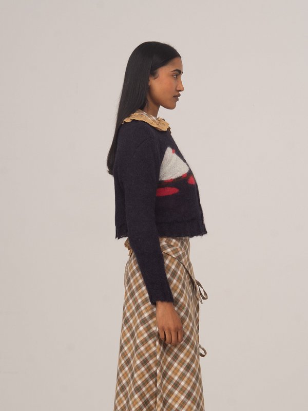 Cardigan in maglia Carolina Bird