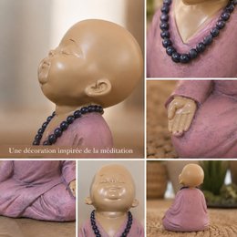Baby Buddha SB2 Statuette - Zen and Feng Shui Decoration - To Create a Relaxing Atmosphere - Lucky Gift Idea