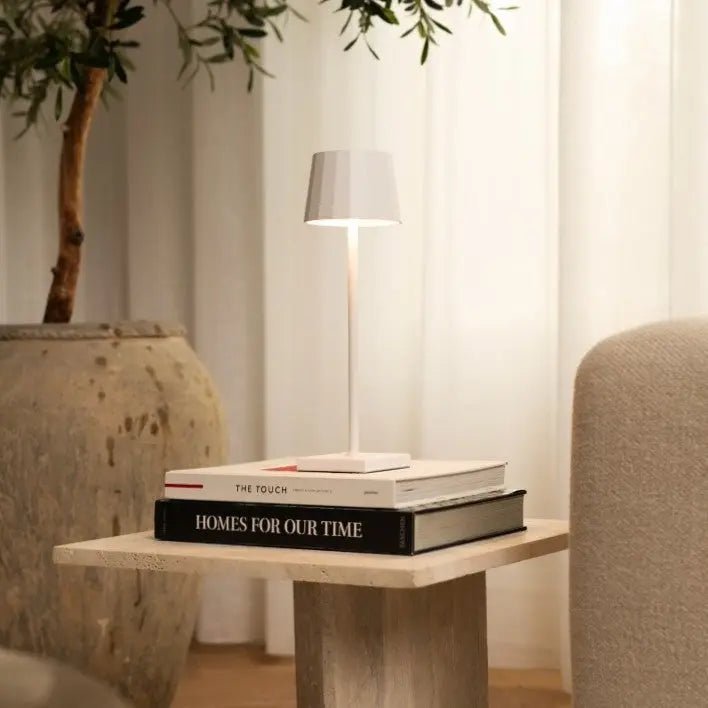 William White Rechargeable Table Lamp