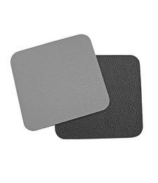 Lunar onderzetters Black/Light Grey | 10 x 10 cm
