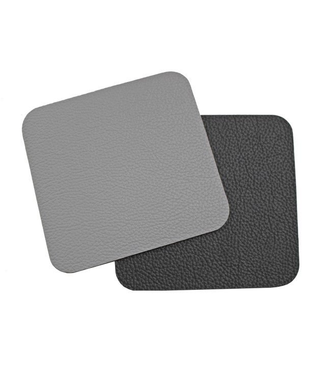 Lunar onderzetters Black/Light Grey | 10 x 10 cm