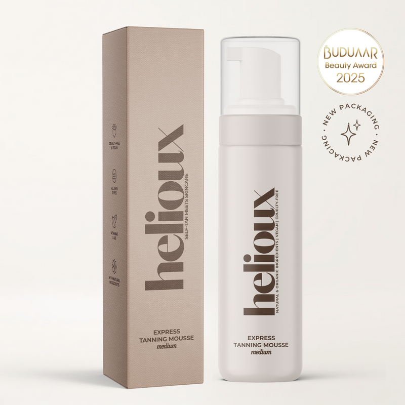 HELIOUX® EXPRESS SELF TAN MOUSSE MØRK