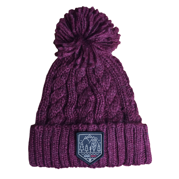 Blakehope Cable Knit Beanie Burgundy