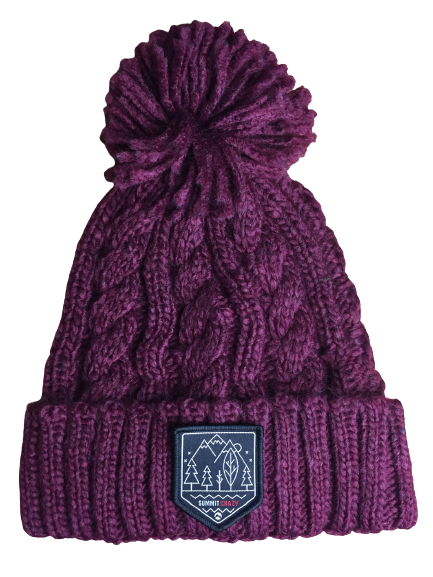 Blakehope Cable Knit Beanie Burgundy