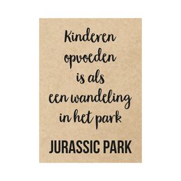 Kort - At opdrage børn er som en gåtur i Jurassic Park