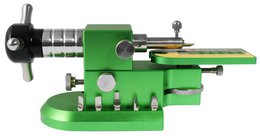 Multifunctional tool: case opener, strap shortener and tube presser, stainless steel, green
