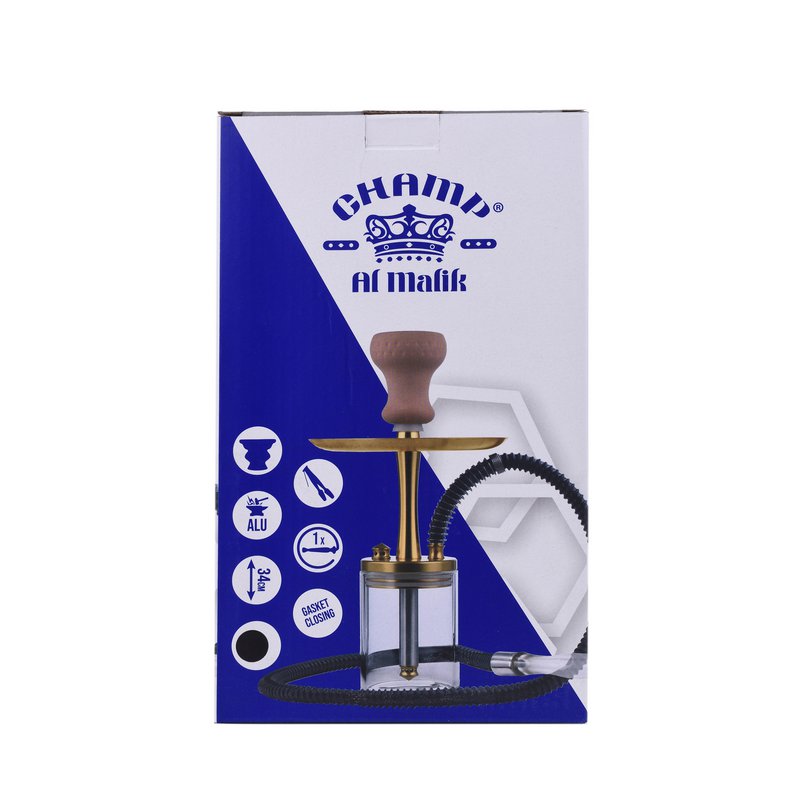 Chicha Deroua Alaun und Zange – Narguile – Shisha – 34 cm