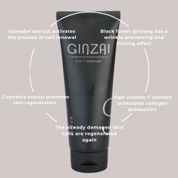 2in1 Reinigungscreme mit Ginseng