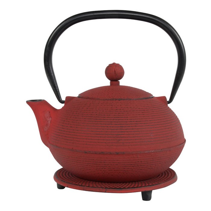Teaclassix Ganzou teapot 0,90 ltr, Japans rood