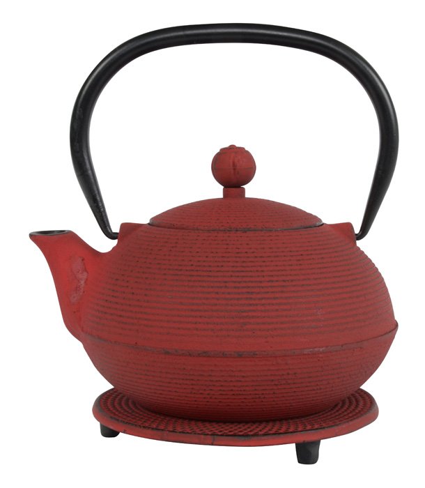 Teaclassix Ganzou teapot 0,90 ltr, Japans rood