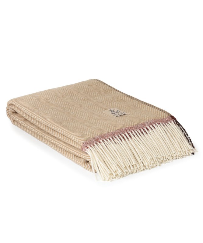 Wolldecke Denver Crema