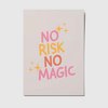 No risk no magic - A6 Postkarte