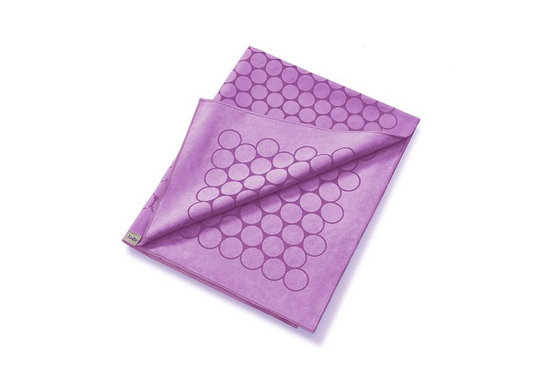 Gecko Touch Yoga håndklæde - Purple Rain