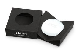  Compact, automatic pocket light in anthracite color.