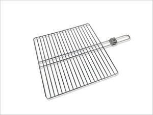 Grill grate for aura, fluxus, light-my-fire, sun, moon and fiore, 42 x 40 cm, stainless steel