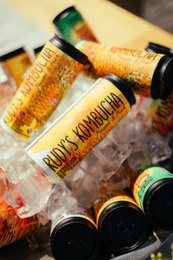 Rudys Raw Ananas & Peach Kombucha (24x330ml)