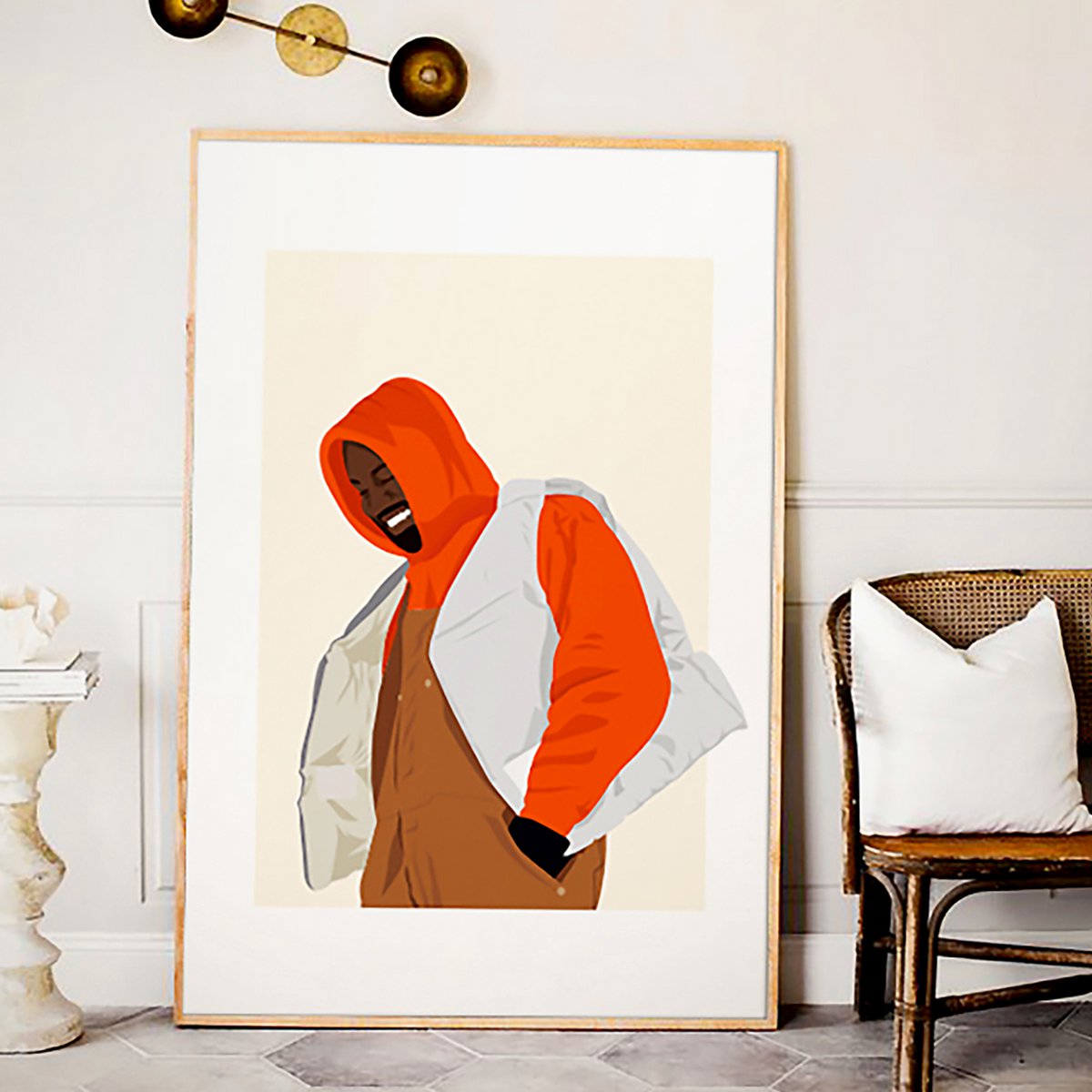 Poster "Kanye West" - A4 & 30x40cm - Art print