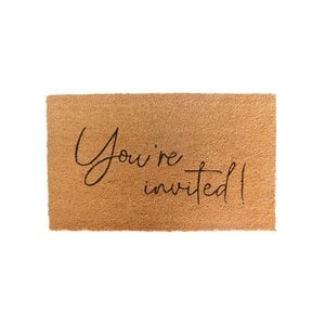YOU ARE INVITED DOORMAT