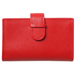 Porta Biglietti Da Visita Saffiano Rosso