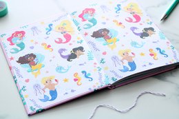 Friends book Mermaid A5 // Girl