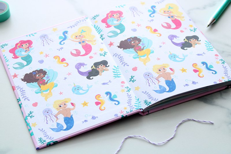 Friends book Mermaid A5 // Girl