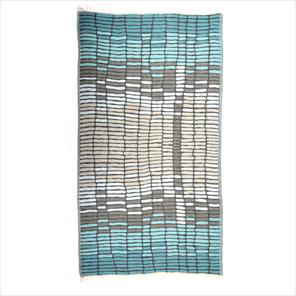 hipster katoen jacquard hamam badhanddoek