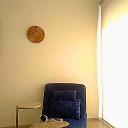 Reloj de pared redondo Ónix