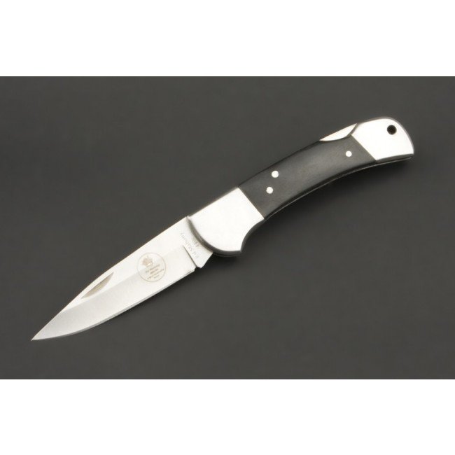 ED MAHONY Buffalo Folder I, scyzoryk, rękojeść z rogu bawolego, 440C
