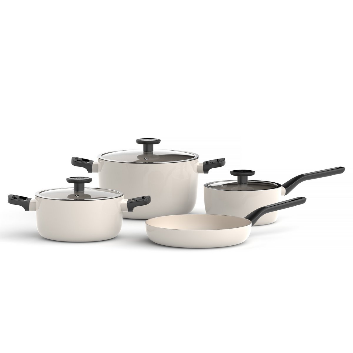 LEO 7-piece cooking pot set non-stick Glints Spirit