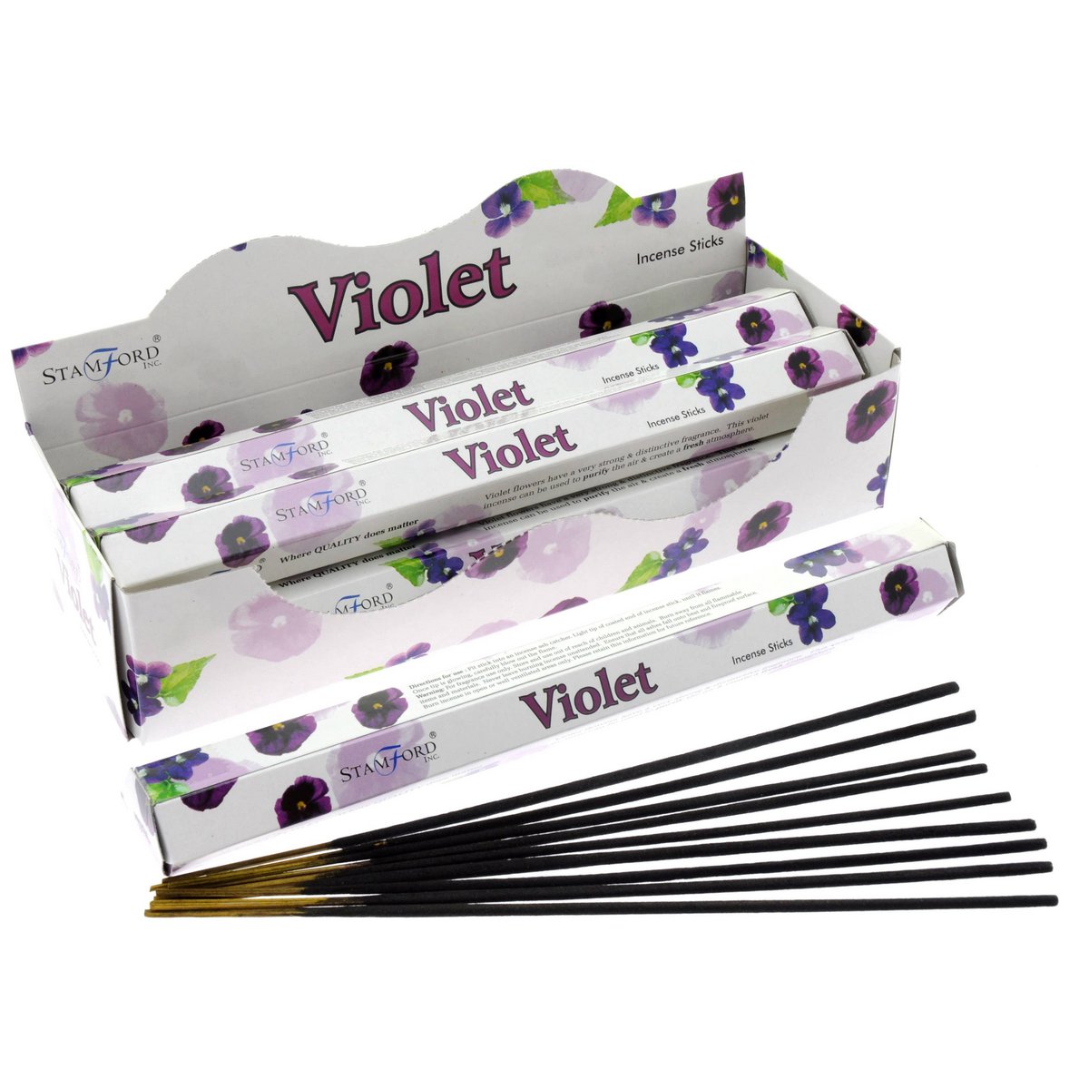 StamFP-37 - Violet  Premium Stamford Incense Sticks