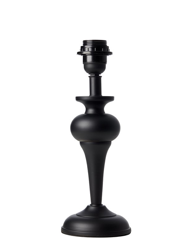 BORDLAMPE SILKE SORT MAT HØJDE 32,5 CM