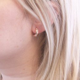 Boucles d'oreilles Joy - O Rosé et Cristal