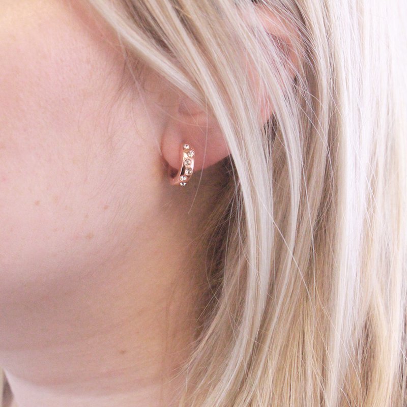 Boucles d'oreilles Joy - O Rosé et Cristal