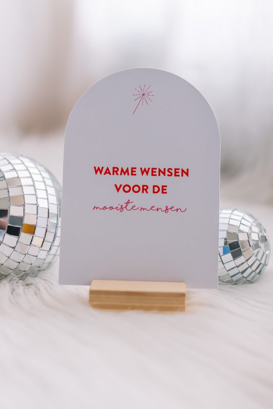 Warm wishes red
