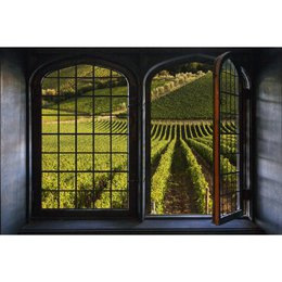 3D Wall Sticker - Grape Fields