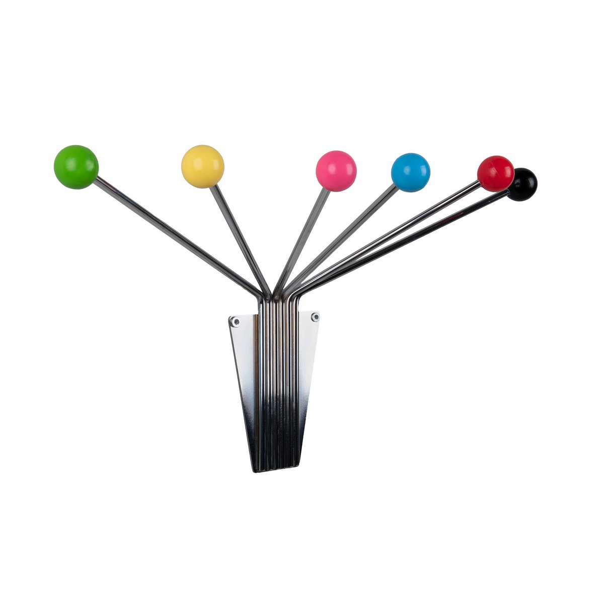 Hat Rack Neptune Chrome w Coloured Balls Large