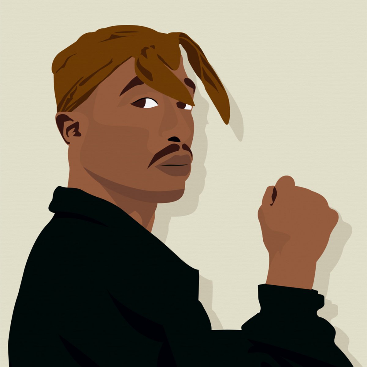 Poster "Tupac Shakur" - A4 & 30x40cm - Art print