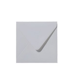 Metallic Envelope Silber Square - 14x14 cm, 25 Teile