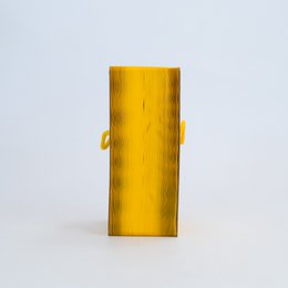 Foldbar papirbænk - gul