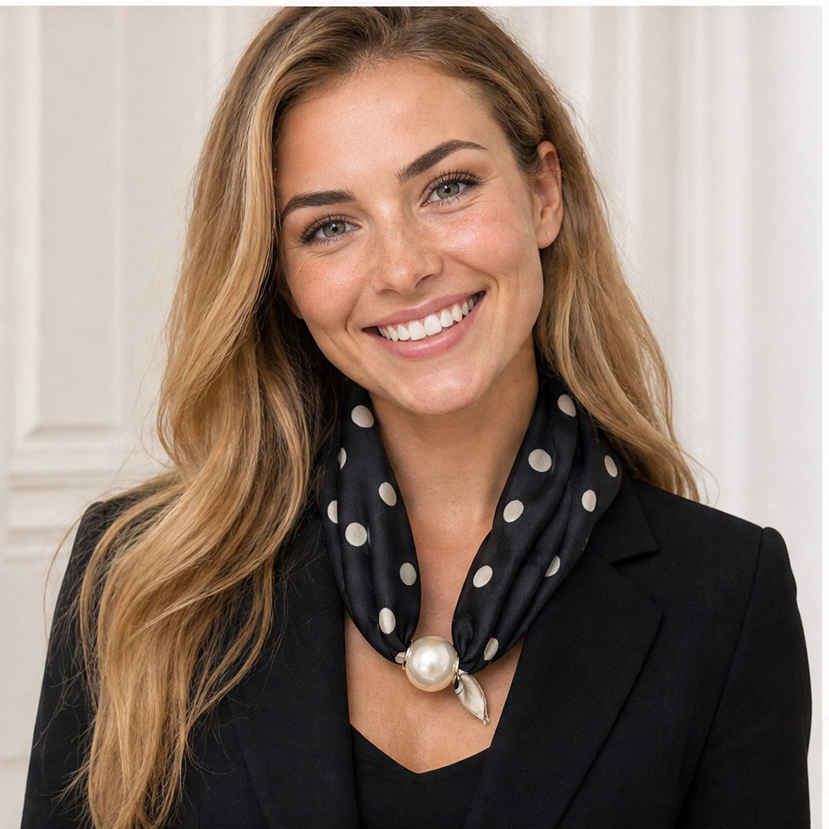 HS Pearl Scarf Dot Print - Multiple Colors