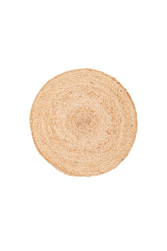 Tovaglietta JUTTA - rotonda, diametro 38 cm, naturale