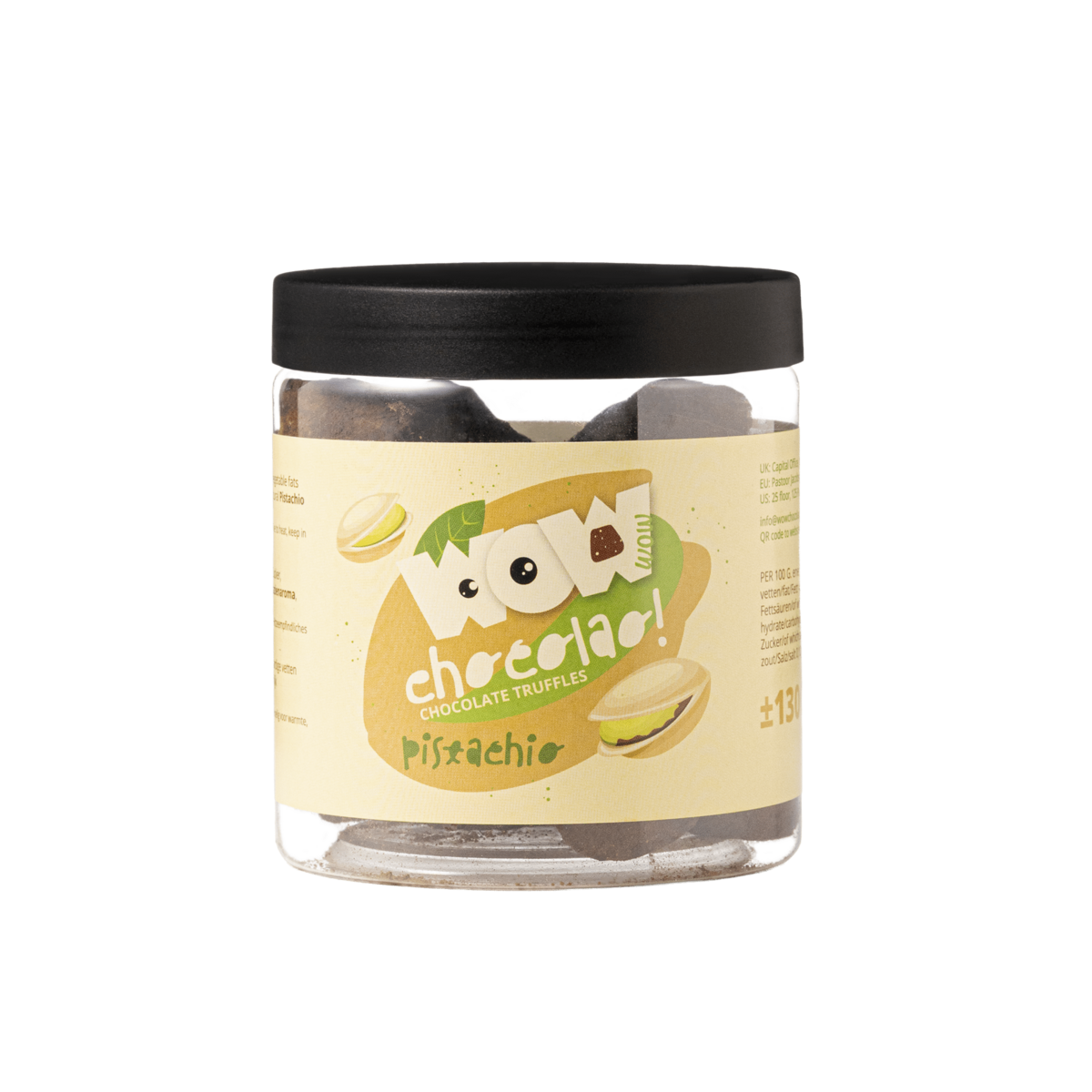 Trufas de chocolate de pistacho - 130 g de regalos